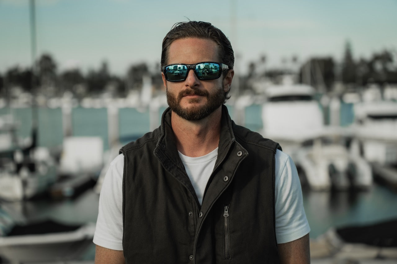 Heat - Brown w. Blue Mirror