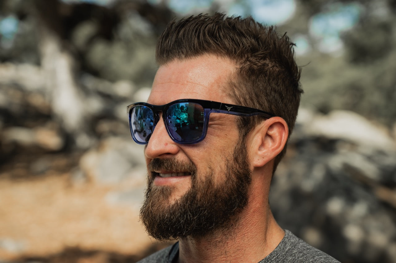 Blue Chip Brown w. Blue Mirror