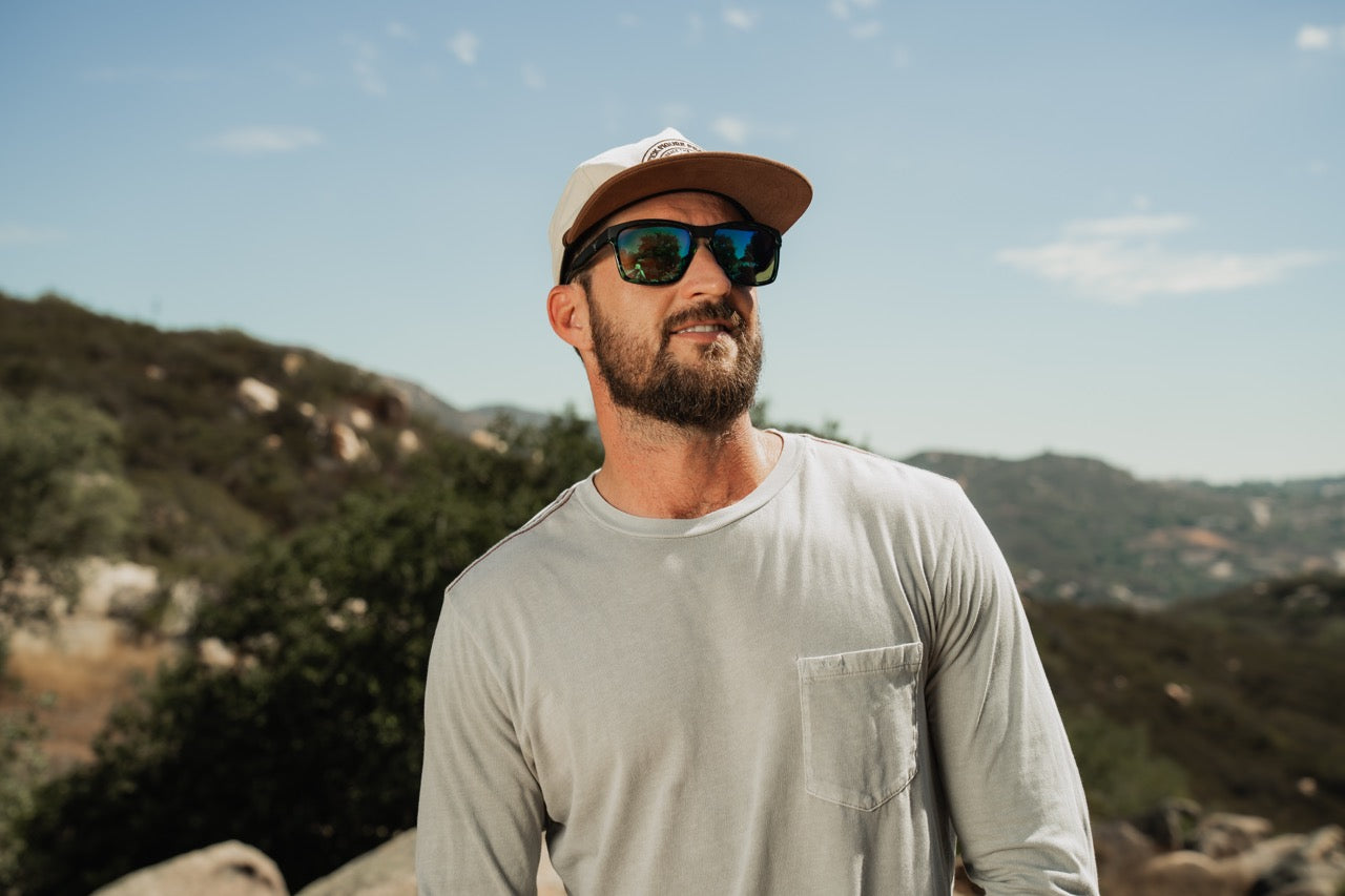 Blue Chip Brown w. Green Mirror